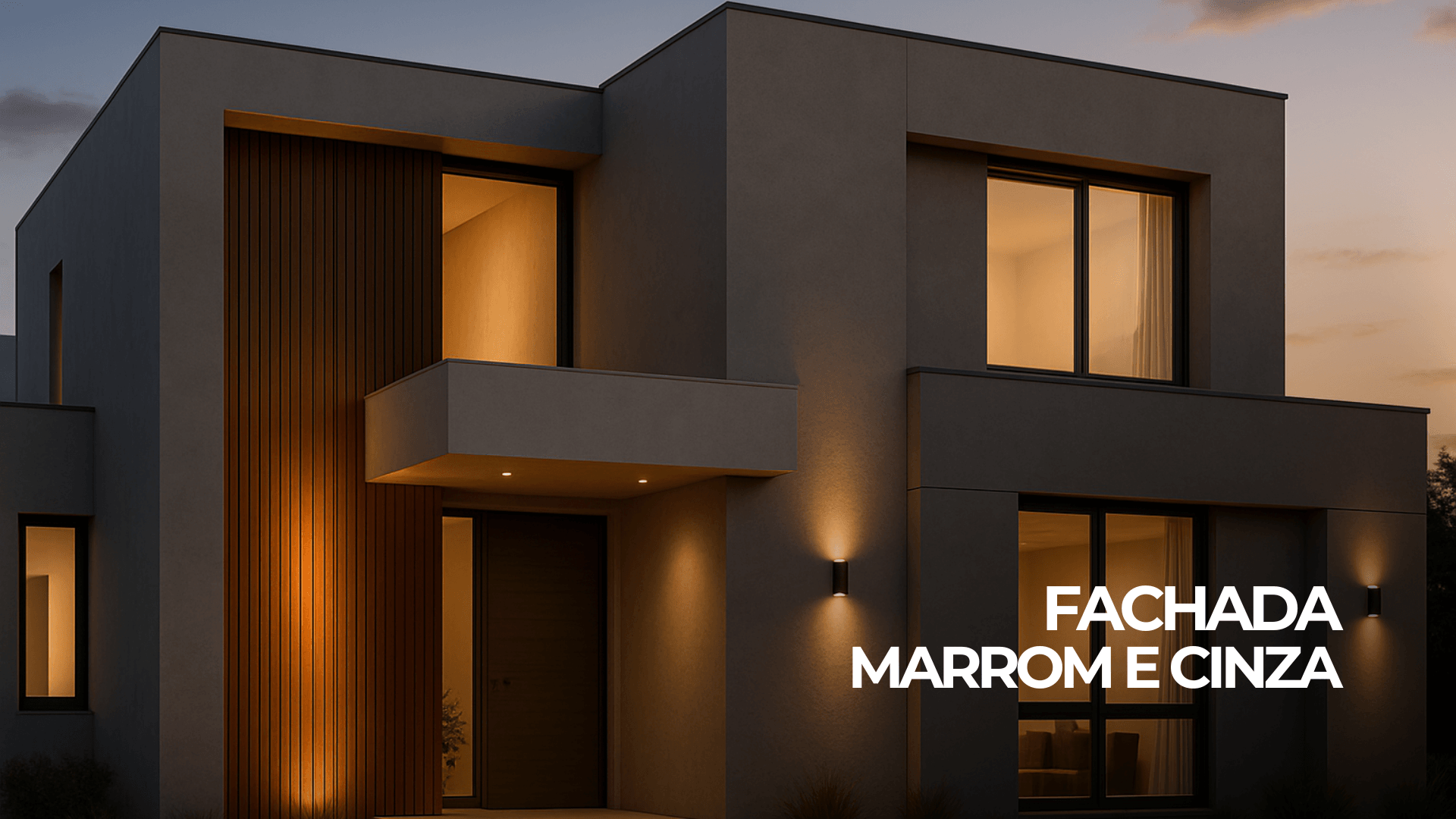 Fachada Marrom e Cinza: Guia Completo 2025