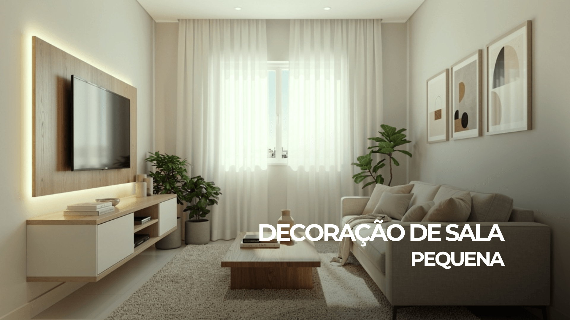 Decoração de sala pequena: 7 truques fáceis para ganhar espaço e aconchego