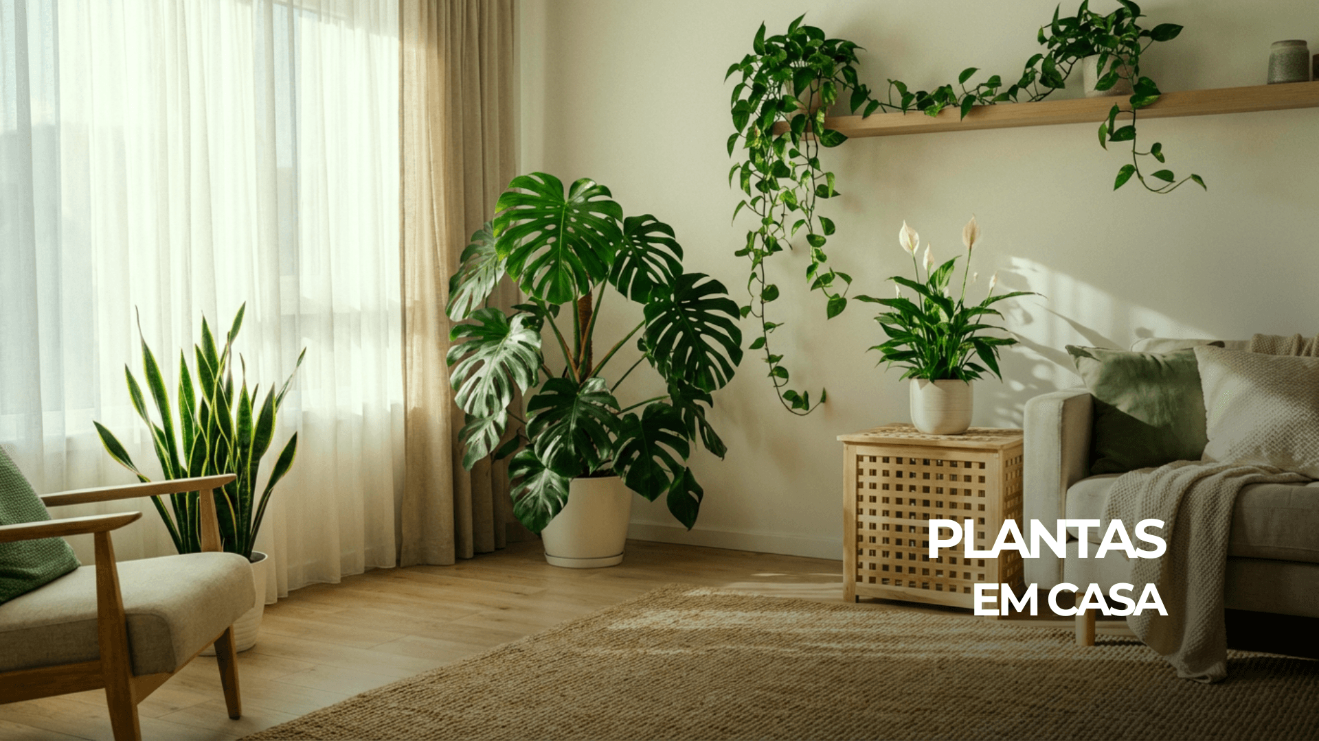 Plantas para Dentro de Casa: 15 Espécies Fáceis e Benefícios